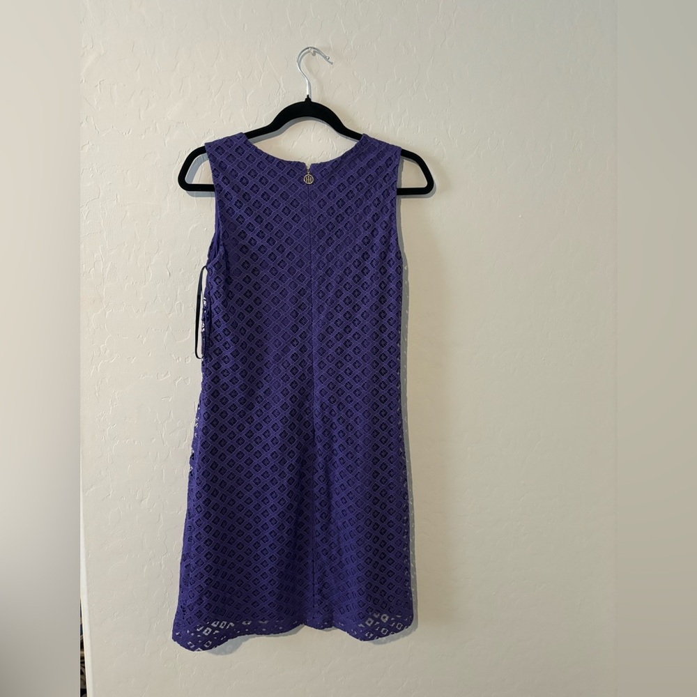 Purple dress, Tommy Hilfiger, lace